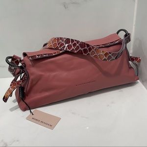 Y2K Vintage Rose Leather Purse